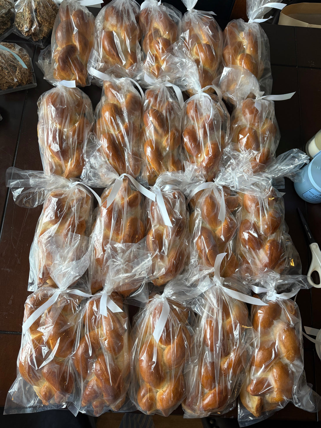 Behind the Scenes: 20 challahs for a wedding