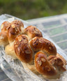 Almonds Challah bread
